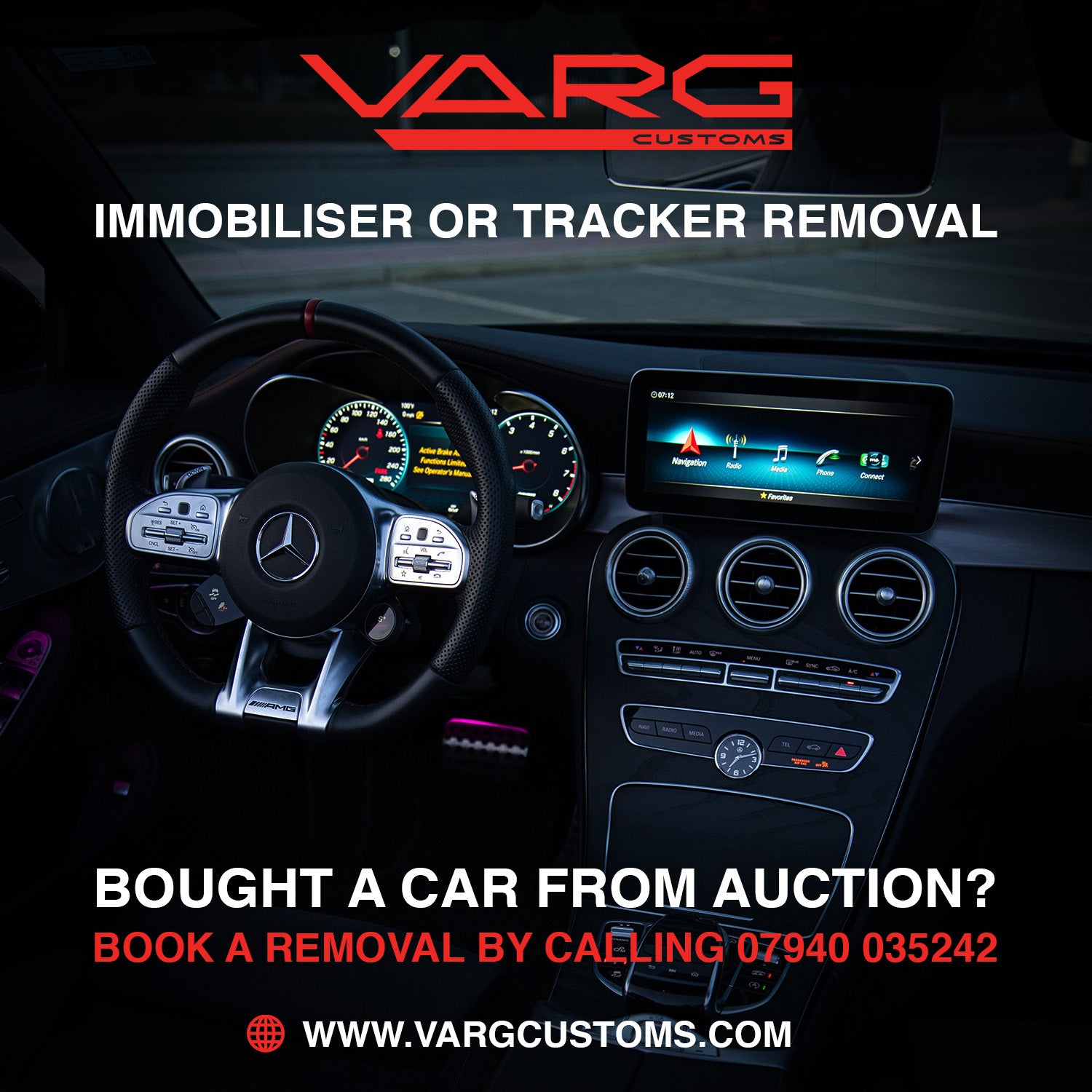 Mobile Immobiliser or Tracker Removal