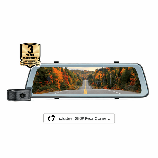 Road Angel Halo Vision Rear View Mirror and Dashcam - Supply & Fit